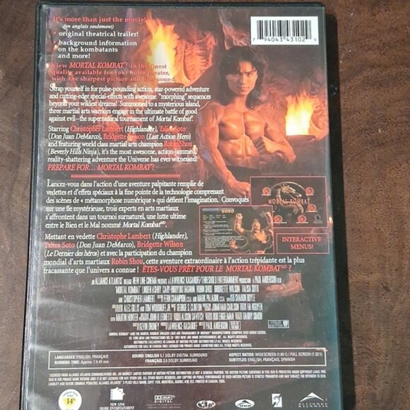 Mortal Kombat DVD - Picture 2 of 3